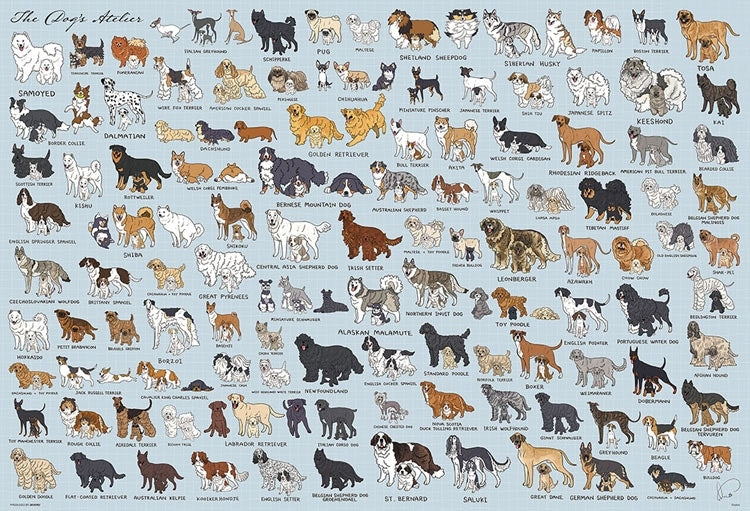 動物類 - 狗狗工作室 1000塊 (49×72cm)