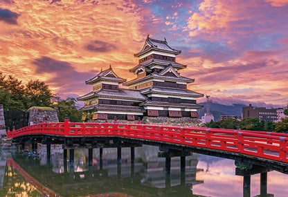 (迷你尺寸) 日本風景 - 松本城 1000塊 (26×38cm)