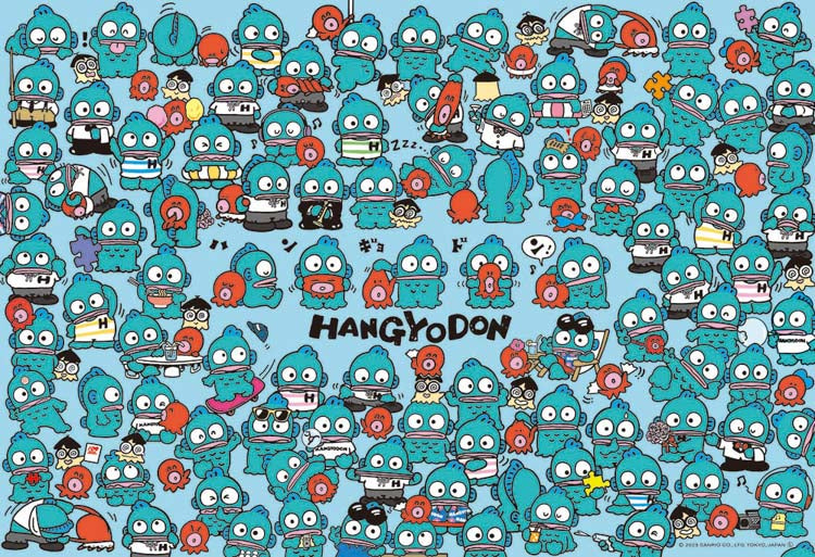 Sanrio - Hangyodon 水怪人魚漢頓 找找看! 300塊 (26×38cm)