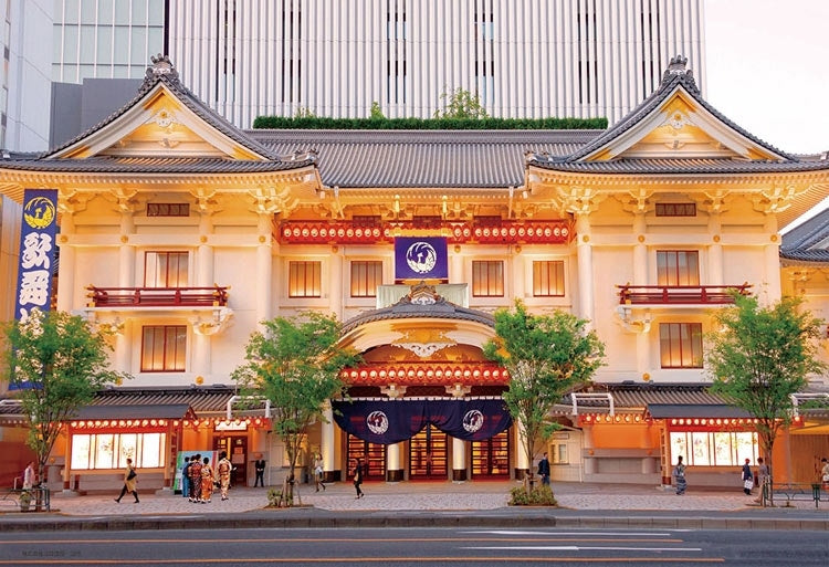 日本風景 - 銀座歌舞伎座 300塊 (26×38cm)
