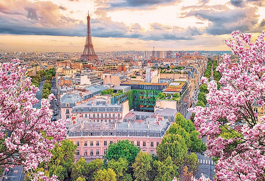(迷你尺寸)法國風景 - 盛開的巴黎 500塊 (26×38cm)