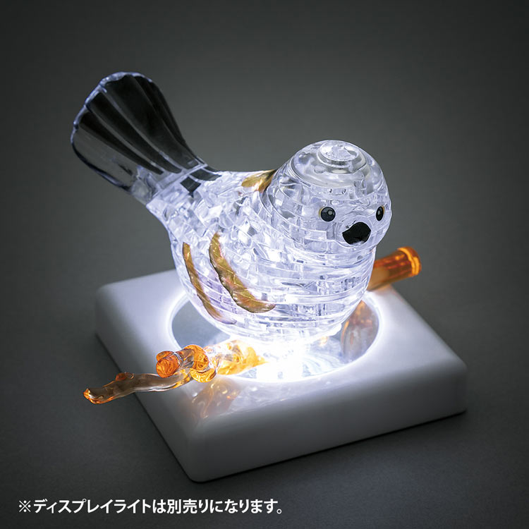 水晶立體 - 長尾山雀 47塊
