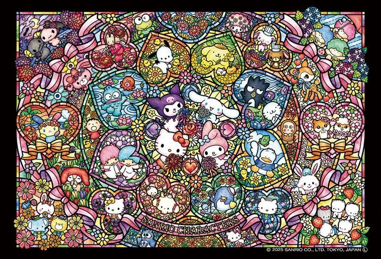 Sanrio - 彩色玻璃 108塊 (10×14.7cm)