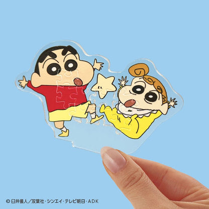 水晶立體 - 蠟筆小新 星形玉米巧克力餅乾 34塊