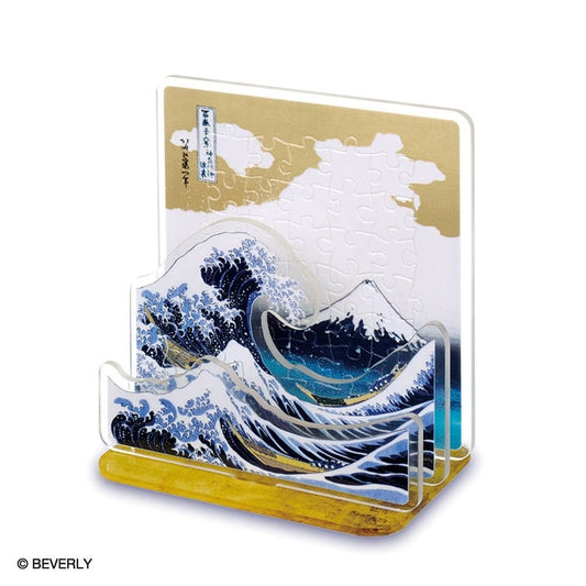 水晶立體 - 葛飾北齋 神奈川沖浪裏 33塊