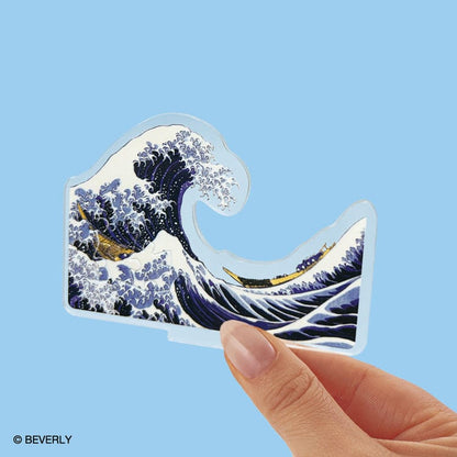 水晶立體 - 葛飾北齋 神奈川沖浪裏 33塊
