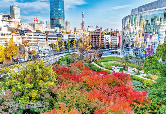 日本風景 - 從六本木新城森花園眺望 300塊 (26×38cm)