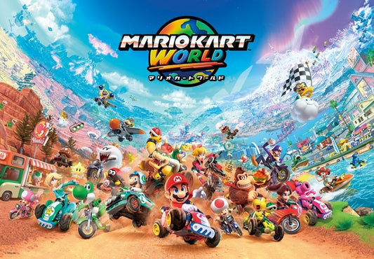Super Mario - 賽車世界(2) 1000塊 (51×73.5cm)