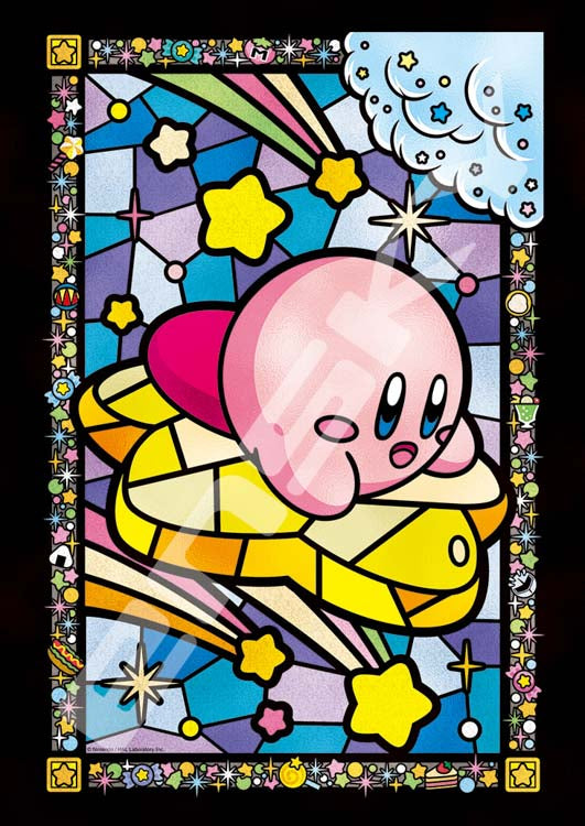 (環保樹脂)星之卡比 - 騎著星星 208塊 (18.2×25.7cm)