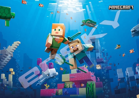 MINECRAFT - 水 208塊 (18.2×25.7cm)