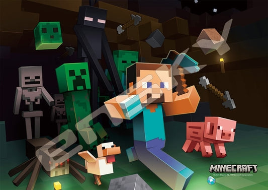MINECRAFT - 敵對生物 208塊 (18.2×25.7cm)