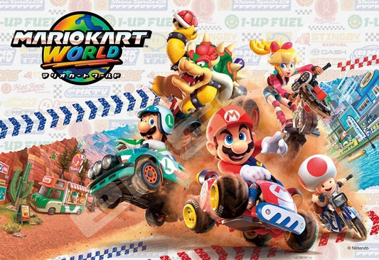 Super Mario - 賽車世界(2) 300塊 (26×38cm)