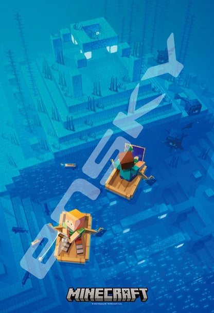 MINECRAFT - 乘船旅行 300塊 (26×38cm)