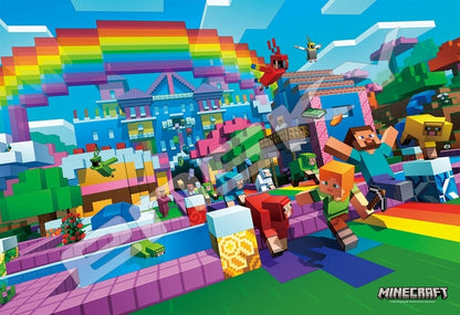 MINECRAFT - 色彩的世界 300 塊 (26×38cm)