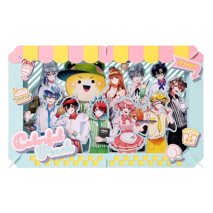 Paper Theater - Colorful Peach 彩色桃子餐廳(L Size)