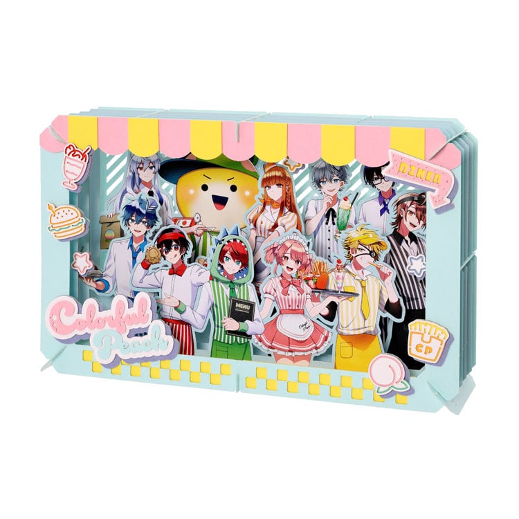 Paper Theater - Colorful Peach 彩色桃子餐廳(L Size)