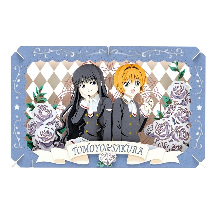 Paper Shadow Art - 百變小櫻 透明卡牌篇 知世與小櫻(L Size)