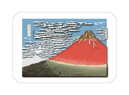 Paper Theater - 富士山三十六景 红富士山(XL Size)