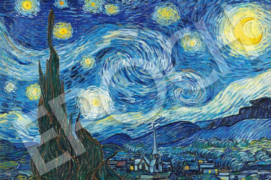 梵高 - 星月夜 1000塊 (50×75cm)