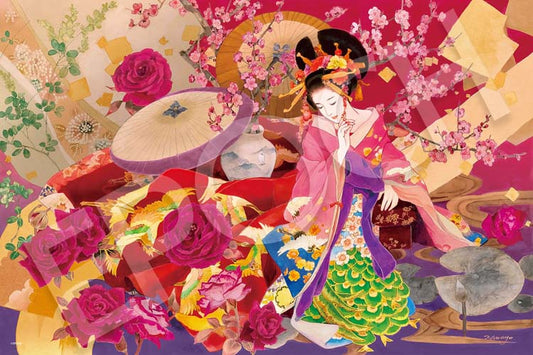 森田春代 - 錦緞 1000塊 (50×75cm)