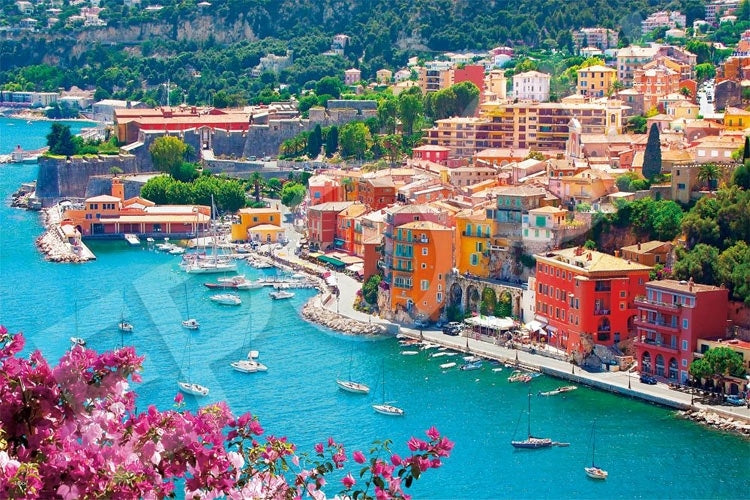 法國風景 - 美麗的蔚藍海岸 2016塊 (50×75cm)