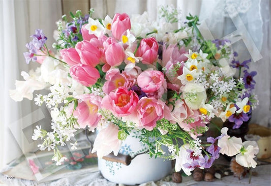 花藝 - 舒緩身心的粉紅色 500塊 (26×38cm)