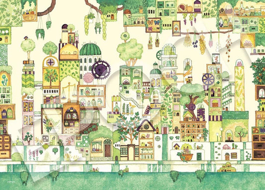 (迷你尺寸)西村典子 - 老舗藥局之秘密橫丁 2000塊 (38×53cm)