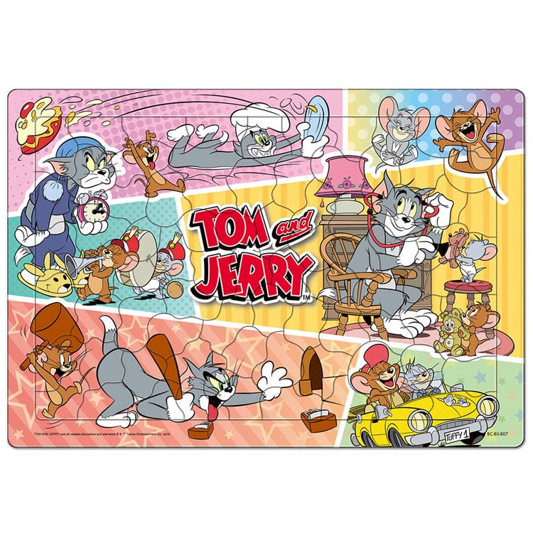 兒童向 - 湯姆和傑瑞 Tom & Jerry 喜歡惡作劇 80塊 (26×37.5cm)