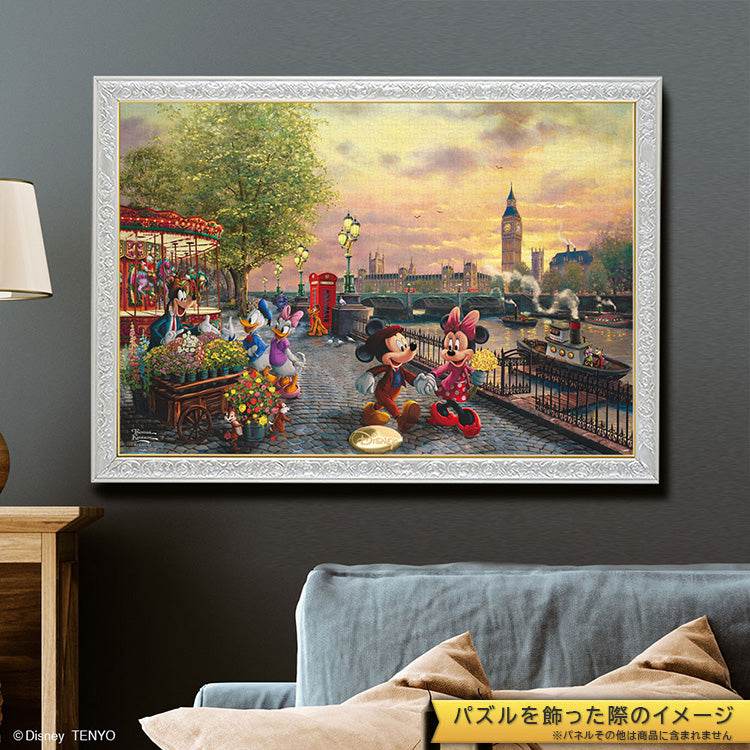 (帆布紋理) 迪士尼 - 米奇和米妮在倫敦 1000塊 (51×73.5cm)