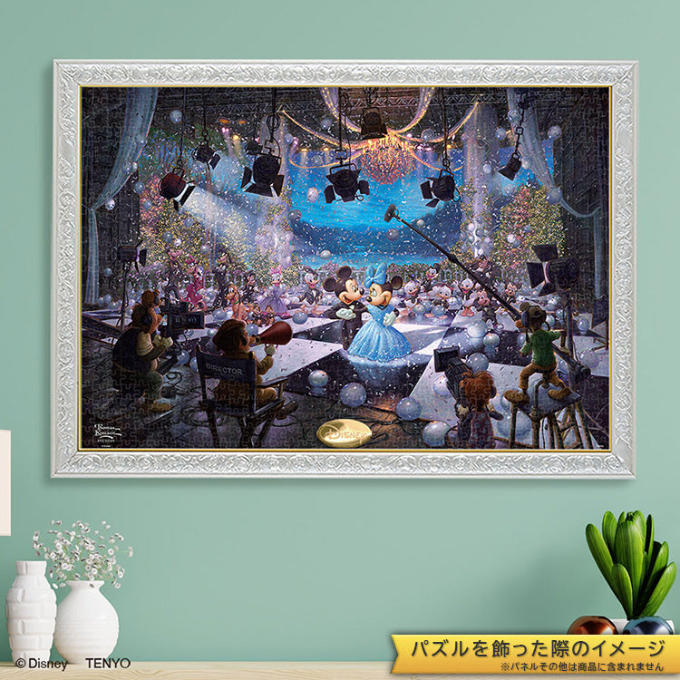 (帆布紋理) 迪士尼 - 米奇米妮 100 週年慶典 1000塊 (51×73.5cm)