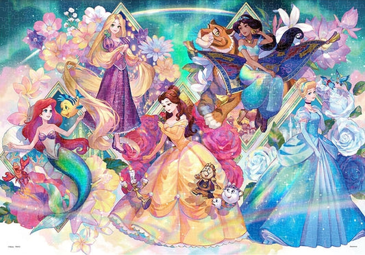 (鐳射閃面) 迪士尼 - 迪士尼公主們的幻想 1000塊 (51×73.5cm)
