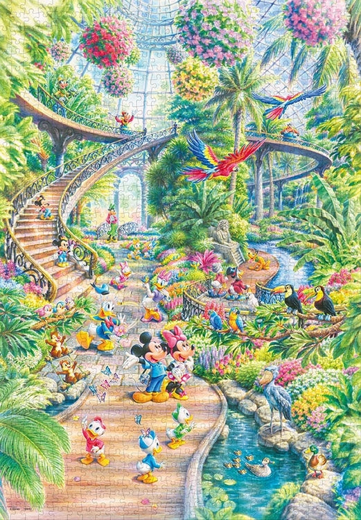 迪士尼 - 迷人的植物園 1000塊 (51×73.5cm)
