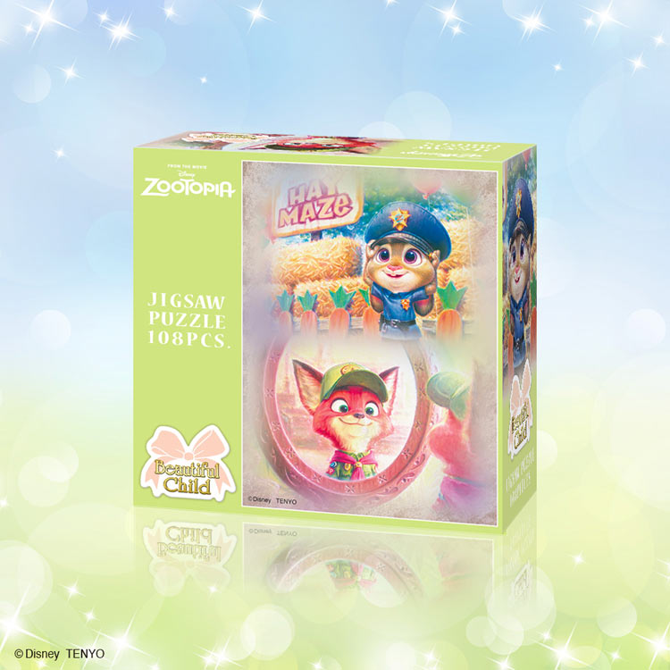 優獸大都會 - 朱迪和尼克 108塊 (18.2×25.7cm)