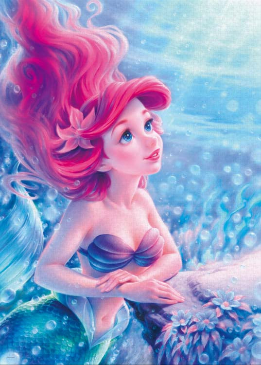 (帆布紋理) 小魚仙 - 渴望愛情 1000塊 (51×73.5cm)