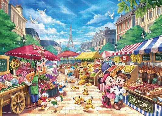 迪士尼 - 巴黎馬爾凱街道 500塊 (35×49cm)