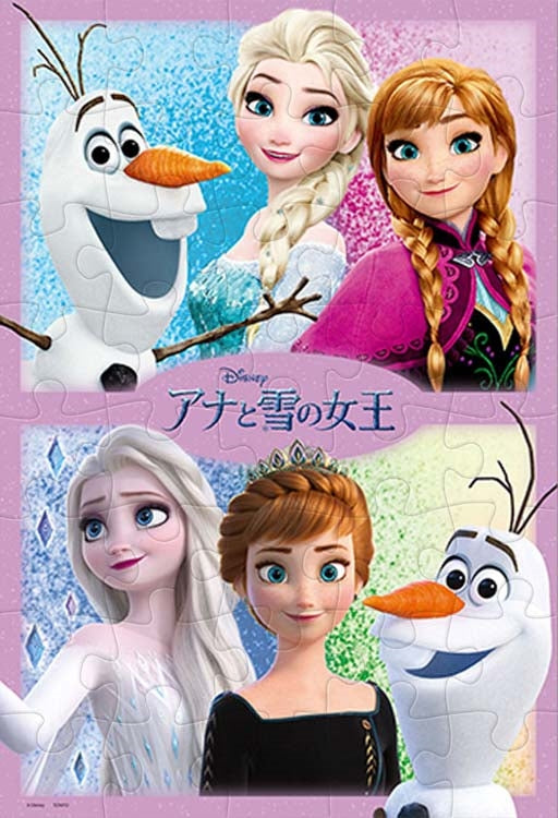 (特大尺寸) 魔雪奇緣 - 安娜、艾莎和雪寶 40塊 (26×38cm)