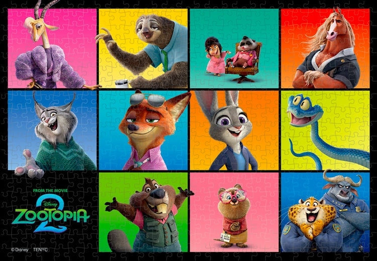 (透明樹脂) 優獸大都會 -  優獸大都會2 500塊 (25×36cm)