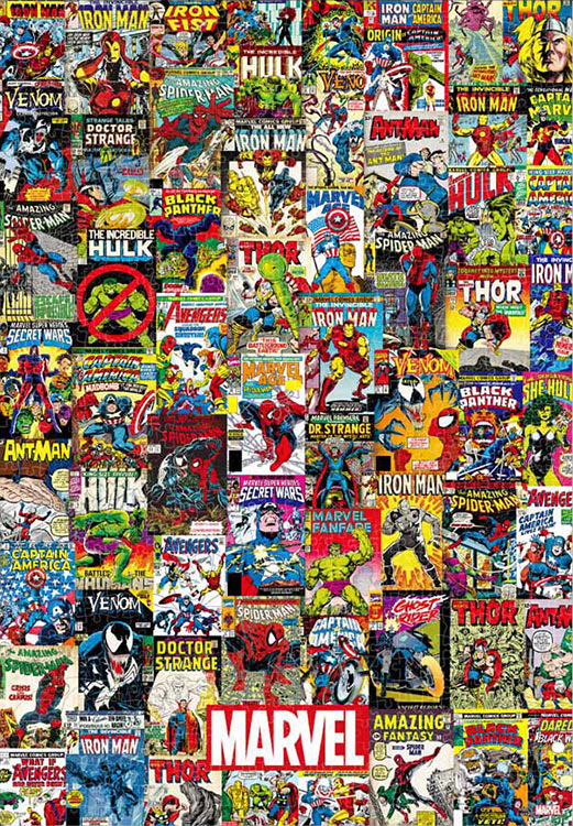 Marvel - 漫畫系列 1000塊 (51×73.5cm)