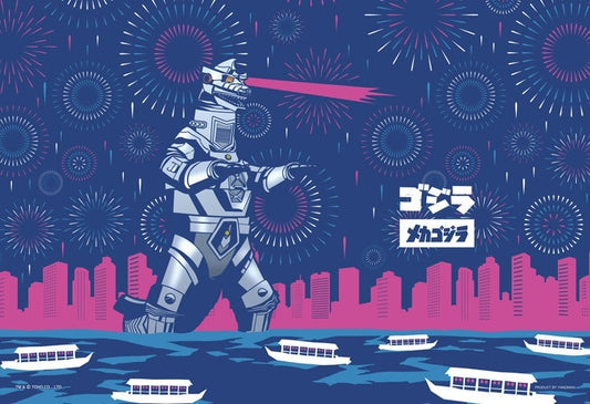 (燙金工藝)哥斯拉 - 日式機械哥斯拉  300塊 (26×38cm)