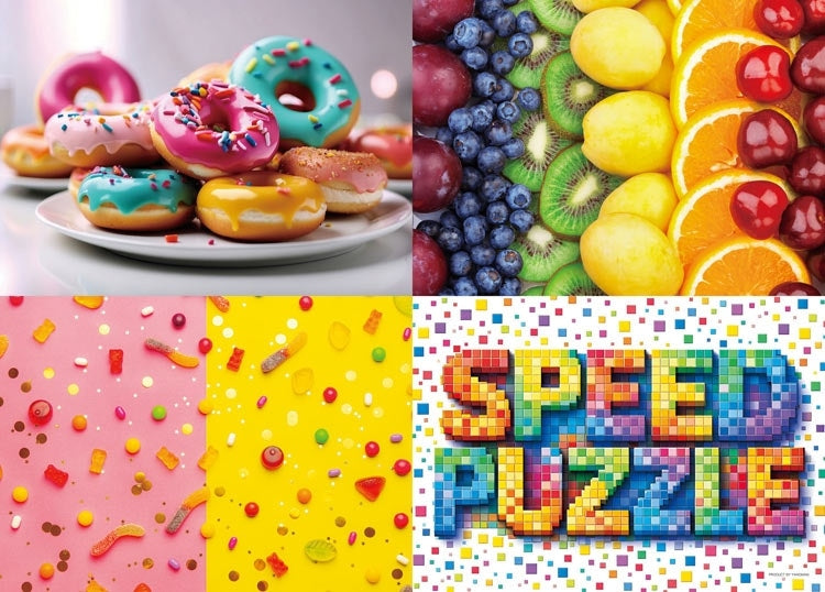 Speed Puzzle - 甜美調色盤  500塊 (38×53cm)