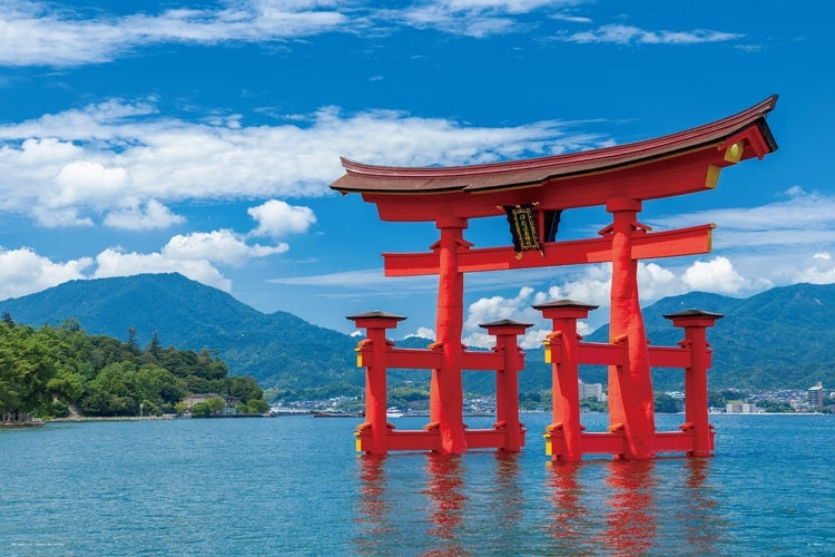 日本風景 - 嚴島神社大鳥居 1000塊 (50×75cm)