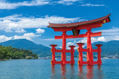 日本風景 - 嚴島神社大鳥居 1000塊 (50×75cm)