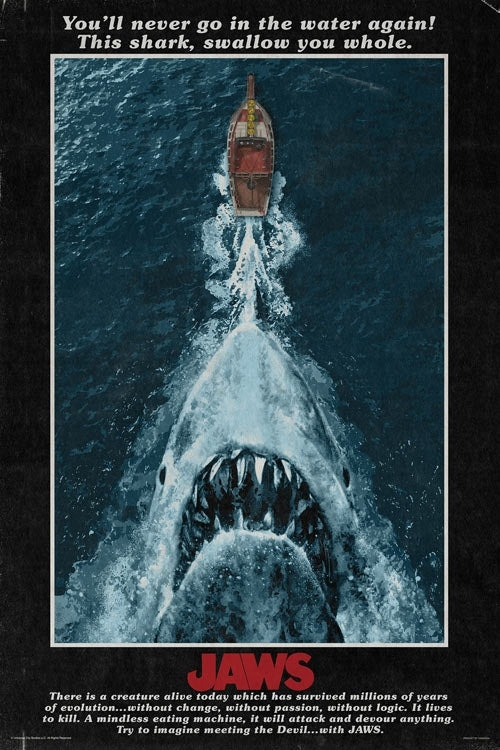 JAWS - 大白鯊 1000塊 (50×75cm)