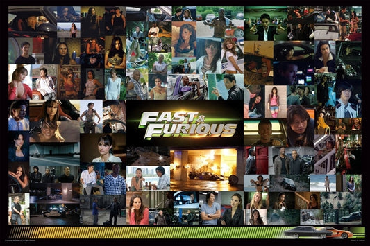 狂野時速 Fast & Furious 1000塊 (50×75cm)