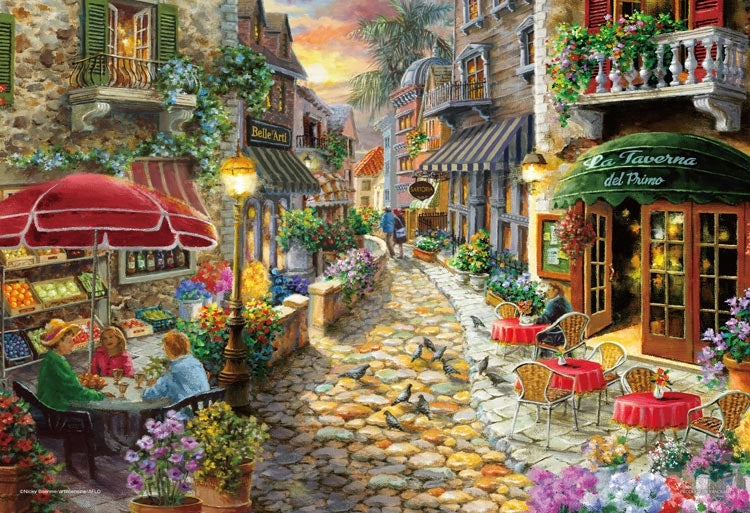 (迷你尺寸)  Nicky Boehme - 涼爽的晚風前奏 1000塊 (26×38cm)
