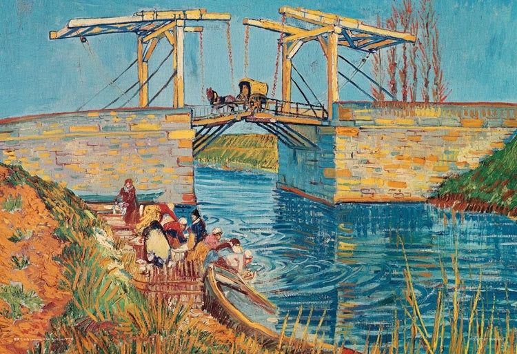 (迷你尺寸) 梵高 - 阿爾勒吊橋 1000塊 (26×38cm)