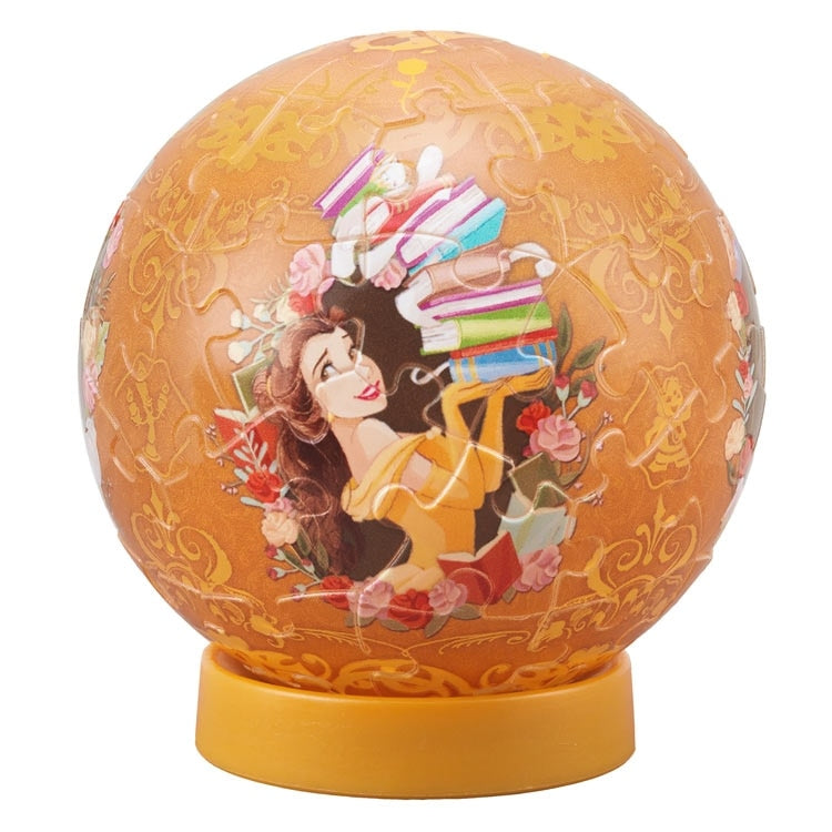 3D 球形拼圖 - 美女與野獸 Belle Luminous Reveal 61塊