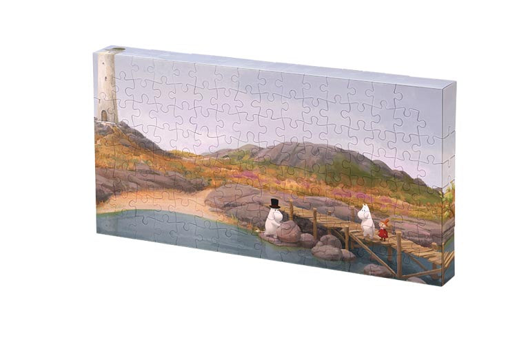 畫布框立體 - 姆明一族 燈塔小島 120塊