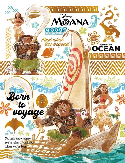 (迷你尺寸) (燙金工藝) 迪士尼 - 海洋奇緣 MOANA 3 300塊 (16.5×21.5cm)