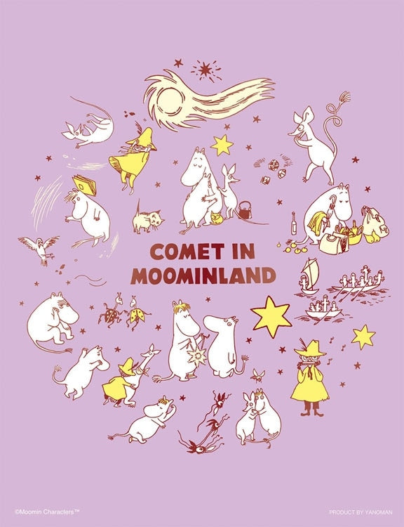 (迷你尺寸) (燙金工藝) 姆明一族 - COMET IN MOOMINLAND 300塊 (16.5×21.5cm)